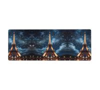 Ce clavier et tapis de souris Paris Tower de 30,5 x 80 cm est conçu pour les ordinateurs, les consoles, les bureaux, et est également adapté pour les jeux et les études.