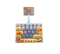 Ce clavier fidget spinner est équipé de 26 touches tactiles, ce qui vous aide à vous détendre et à vous détendre pendant que vous travaillez ou étudiez. (Bleu, option A : pas de lumière)