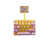 Ce clavier fidget spinner est équipé de 26 touches tactiles, qui vous aident à vous détendre et à vous détendre pendant que vous travaillez ou étudiez. (Jaune, option A : pas de lumière)