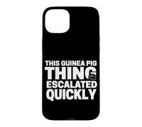 Ce Cochon d'Inde s'est Rapidement développé drôle Coque pour iPhone 15 Plus