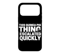 Ce Cochon d'Inde s'est Rapidement développé drôle Coque pour iPhone 17 Pro Max
