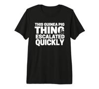Ce Cochon d'Inde s'est Rapidement développé drôle T-Shirt Haut de Gamme