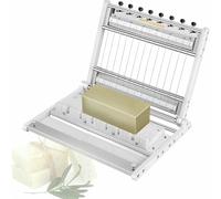 Ce Coupe-Savon multifil réglable en Acier Inoxydable est idéal pour la Fabrication de Savon, de Fromage, de Beurre et de Bougies, Ainsi Que pour la pâtisserie et Les Loisirs créatifs.
