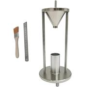 Ce densimètre à Volume Apparent Naturel, testeur de Poudre en Acier Inoxydable avec gobelet doseur de 100 ML, est Un Appareil de Mesure de densité pour Les essais en Laboratoire et sur Les matériaux.