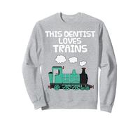Ce dentiste adore les trains, passionné de chemins de fer Sweatshirt