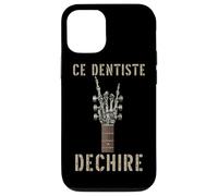 Ce Dentiste Dechire Guitare Gothique Rocker Squelette Coque pour iPhone 12/12 Pro