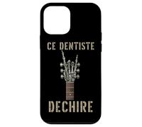 Ce Dentiste Dechire Guitare Gothique Rocker Squelette Coque pour iPhone 12 Mini
