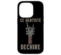 Ce Dentiste Dechire Guitare Gothique Rocker Squelette Coque pour iPhone 14 Pro