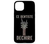 Ce Dentiste Dechire Guitare Gothique Rocker Squelette Coque pour iPhone 15 Plus