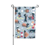 Ce drapeau de jardin imprimé Hot Dogs et limonade 1 est la bienvenue aux invités dans votre maison avec un style unique. Parfait pour n'importe quelle terrasse, patio, porche ou véranda et fait de