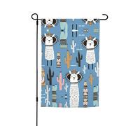 Ce drapeau de jardin imprimé lama cactus plante désert est la bienvenue aux invités dans votre maison avec une touche unique. Parfait pour toute terrasse, patio, porche ou véranda et faites de