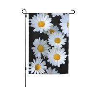 Ce drapeau de jardin imprimé marguerites est la bienvenue aux invités dans votre maison avec un style unique. Parfait pour n'importe quelle terrasse, patio, porche ou véranda et fait de charmantes