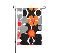 Ce drapeau de jardin rétro à imprimé floral est la bienvenue aux invités dans votre maison avec un style unique. Parfait pour toute terrasse, patio, porche ou véranda et fait de charmantes
