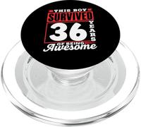 Ce garçon a survécu 36 Ans en étant Un garçon génial. Anniversaire PopSockets PopGrip pour MagSafe