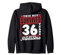 Ce garçon a survécu 36 Ans en étant Un garçon génial. Anniversaire Sweat à Capuche