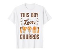 Ce garçon Aime Churros drôle Mexicain Churros T-Shirt Graphique avec Valeur