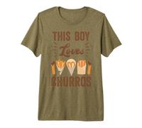 Ce garçon Aime Churros drôle Mexicain Churros T-Shirt Haut de Gamme