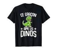 Ce Garçon Aime Les Dinos Drôle Dinosaure T-Shirt, Homme, Noir, 5XL