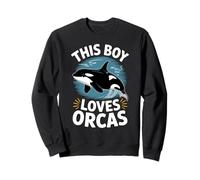 Ce garçon Aime Les orques, Design Marin pour Les Amateurs de Baleines Sweatshirt