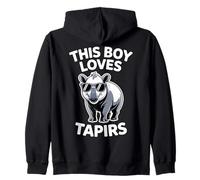 Ce garçon Aime Les tapirs Sweat à Capuche