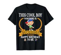 Ce garçon Cool est né en décembre Funny Dec Birthday Kid T-Shirt
