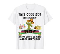 Ce garçon Cool est né en mai, Fier de Son Petit frère Mexicain T-Shirt