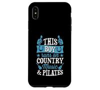 Ce garçon Court sur la Musique Country et Le Pilates Coque pour iPhone XS Max
