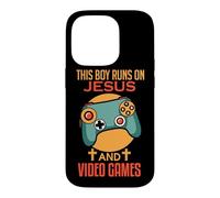 Ce garçon Fonctionne sur Jésus et Les Jeux vidéo - Christian - Jeux vidéo Coque pour iPhone 14 Pro