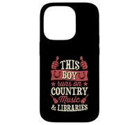 Ce garçon Fonctionne sur la Musique Country et Les bibliothèques Coque pour iPhone 14 Pro