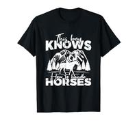 Ce garçon Sait Comment s'occuper des Chevaux T-Shirt Graphique avec Valeur