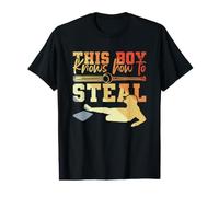 Ce garçon Sait Comment Voler Un Joueur de Baseball Batteur T-Shirt Graphique avec Valeur