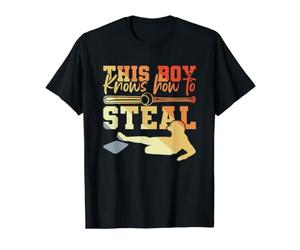 Ce garçon Sait Comment Voler Un Joueur de Baseball Batteur T-Shirt Graphique avec Valeur