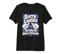 Ce Gars a des dérapages dans Son Pantalon d'échange aéroport T-Shirt Haut de Gamme