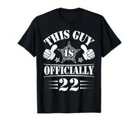 Ce Gars a Officiellement 22 Ans, Joyeux Anniversaire à Moi et à toi T-Shirt