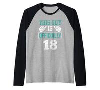Ce Gars est Officiellement 18 Dix-Huit fêtes d'anniversaire célébrer Manche Raglan