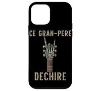 Ce Gran-Pere Dechire Guitare Gothique Rocker Squelette Coque pour iPhone 12 Mini