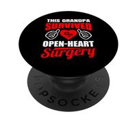 Ce Grand-père a survécu à Une Chirurgie à cœur Ouvert pour se rétablir PopSockets PopGrip Adhésif