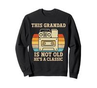 Ce grand-père n'est pas vieux, c'est une cassette de musique rétro classique Sweatshirt
