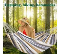 Ce hamac/fauteuil suspendu épais et confortable est portable, durable et convient pour le parc, le jardin, la cour arrière, la plage, le pique-nique et le camping en plein air. Un équipement de campin