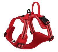 Ce Harnais Anti-Traction est spécialement conçu pour Les Cairn Terrier. Il est doté d'une poignée, d'une Conception en Gilet réfléchissante Ajustable et est fabriqué en Nylon épais et Respirant Red S