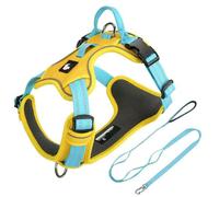 Ce Harnais et sa Laisse sont spécialement conçus pour Les Great Pyrenees. Il Comprend Un Harnais Ajustable et Anti-Traction, Ainsi qu'une Laisse de 1,5 mètre. Yellow M