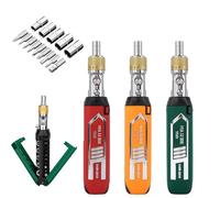 Ce jeu de tournevis multifonctionnel pour la maison est doté d'une rotation libre à 180°, de tournevis interchangeables et peut être utilisé pour réparer les meubles et les appareils électroménagers.