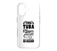 Ce Joueur de Tuba a été créé pour Le culte chrétien Coque pour iPhone 17