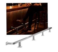 Ce kit de Repose-Pieds en Acier Inoxydable pour comptoir de Bar, avec Accessoires d'installation, Permet Une Mise à Niveau Personnalisable pour Les Pubs et Les Bars de sous-Sol.