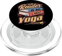 Ce Lecteur est Tout au Sujet du Yoga | Amateur de Livres et Bien-être Amusant PopSockets PopGrip pour MagSafe