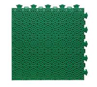 Ce Lot de 45 Dalles de Drainage modulaires emboîtables de 30,5 x 30,5 cm est composé de Tapis de Sol antidérapants en Caoutchouc avec Trous d'évacuation d'eau, pour Une Utilisation intérieur