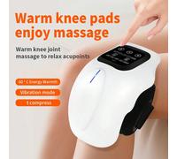 Ce masseur de genou sans fil dispose d'une fonction de chauffage, avec 4 modes de chauffage, 4 modes de vibration et un écran LED. Convient pour les mains, les genoux et les épaules. Pratique pour une