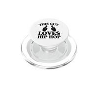 Ce mec Aime Le Hip hop Two Two Thumbs PopSockets PopGrip pour MagSafe