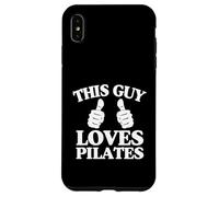 Ce mec Aime Le Pilates avec Deux Pouces Coque pour iPhone XS Max