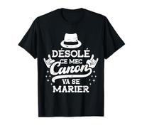 Ce Mec Canon Va Se Marier Futur Marié EVG Humour T-Shirt